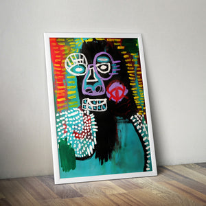 Print Basquiat Gorila
